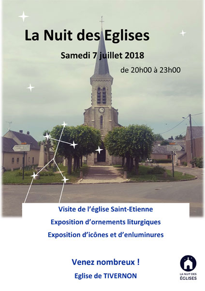 Nuit des Eflises à Tivernon