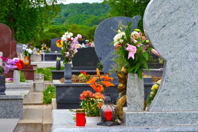 fleurs cimetière